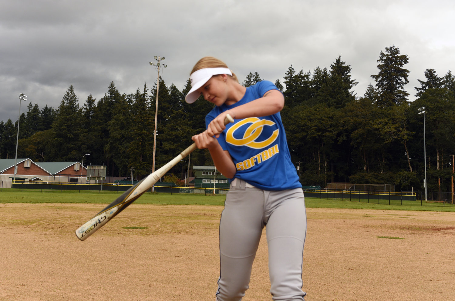 Centralia College freshman Katie Adkins, a 2020 Willapa Valley grad, is slated to be the Trailblazers’ starting shortstop this season.