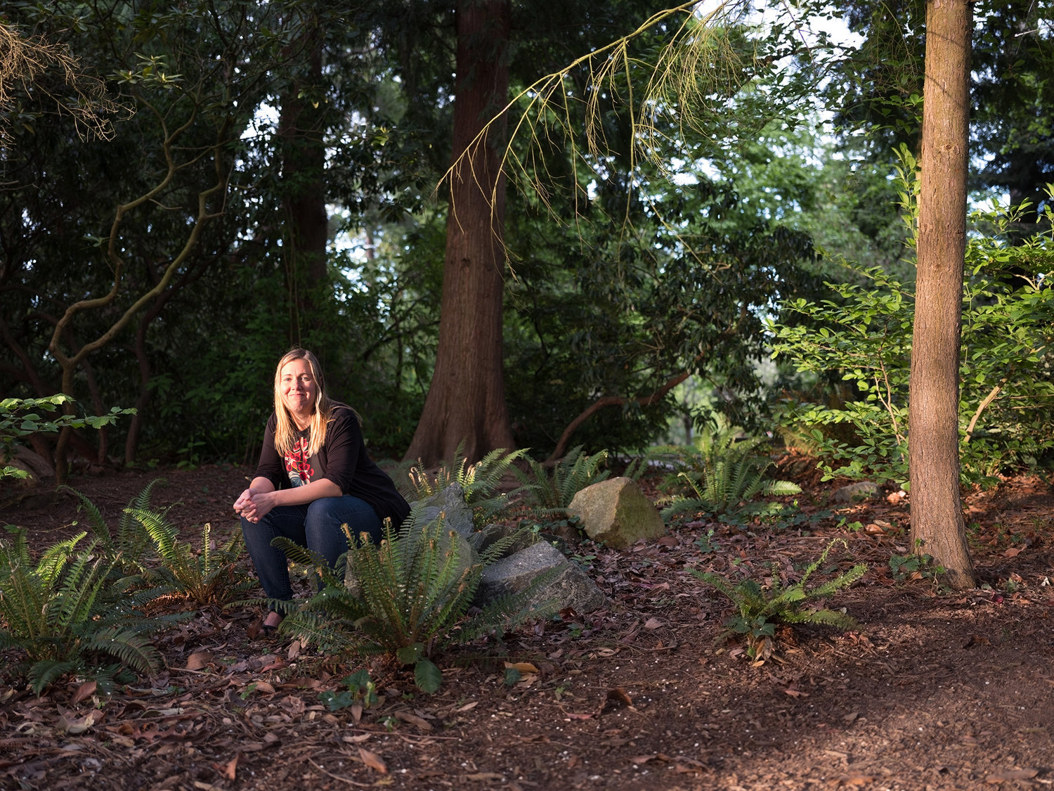 Human composting activist Nina Schoen, a Seattle media tech executive, wants her body to "turn into something that can regenerate life." (Karen Ducey/Los Angeles Times/TNS) 