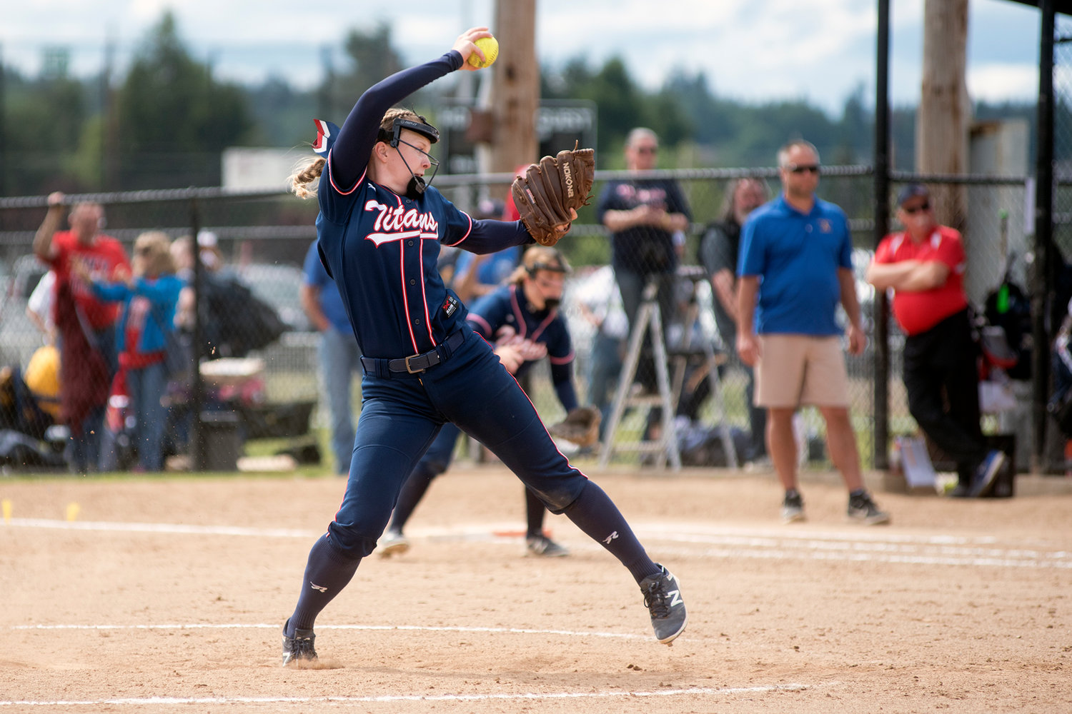 Images from the District 4 2B softball championship game between Pe Ell-Willapa Valley and Adna at Borst Park in Centralia on Saturday, May 18, 2019.