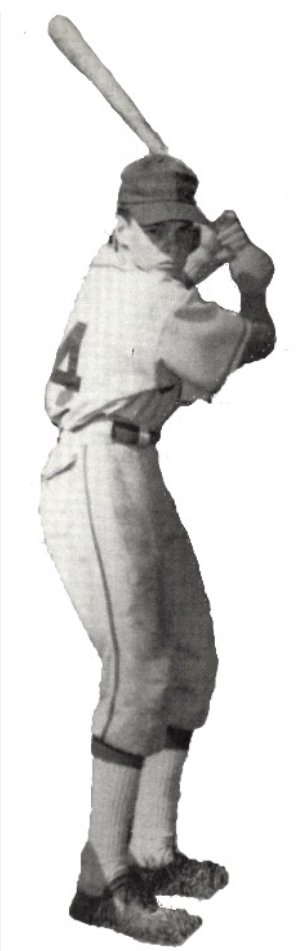 Don Bowen during his playing days at Toledo High School. Bowen eventually played two seasons in the Cleveland Indians minor league system.