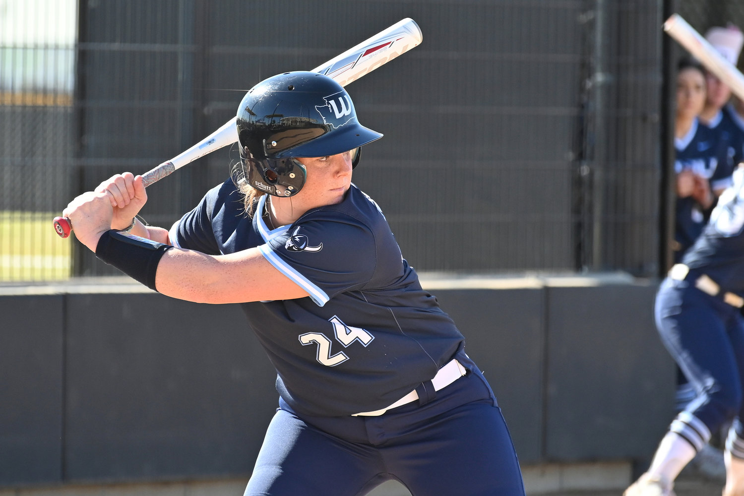 Pe Ell alumna Dakota Brooks put on a formidable first season with Western Washington University this spring, finishing top-10 in the conference in six different hitting categories.