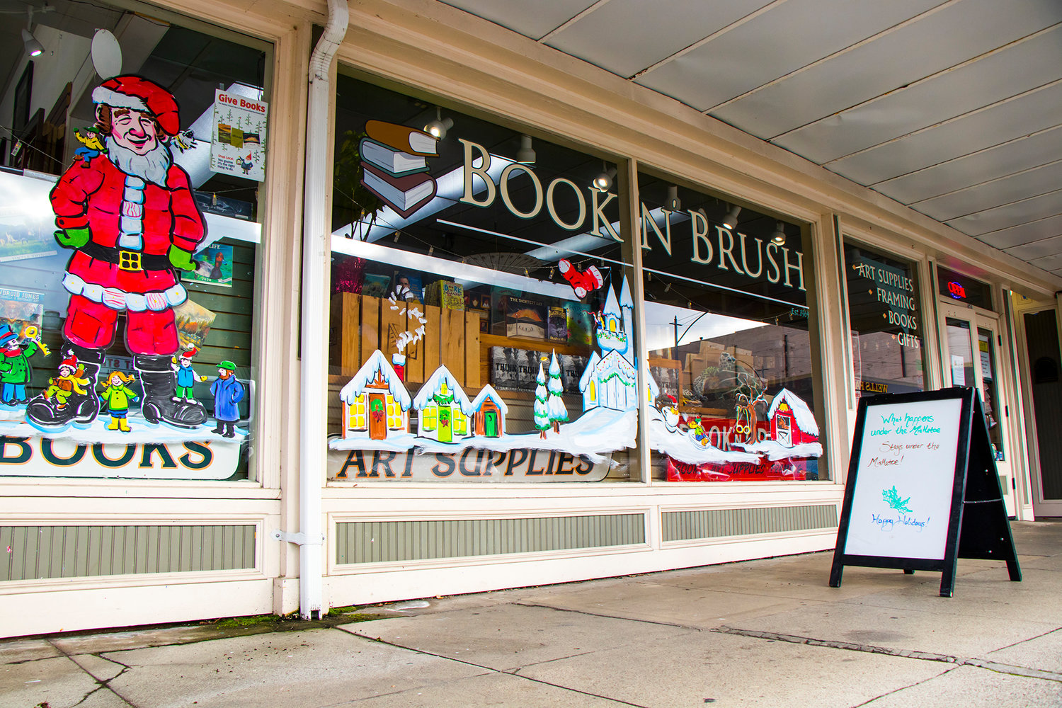 Book 'N' Brush is located at 518 N. Market Blvd, in Chehalis.