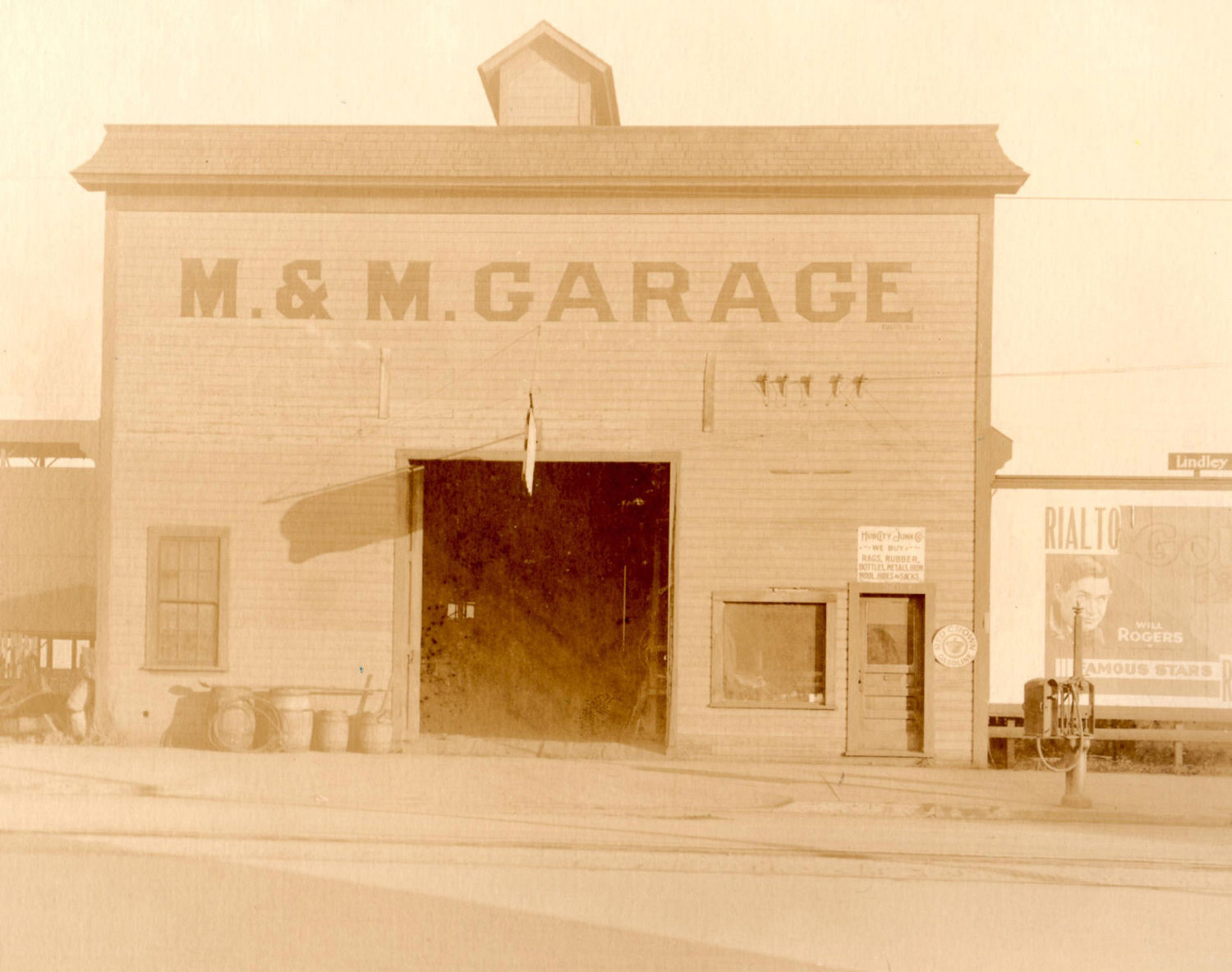 This photo of the M. &amp; M. Garage was used during the trials following the Armistice Day Tragedy of 1919 and is part of a larger collection of artifacts from the event to be used as the 100th anniversary is marked.