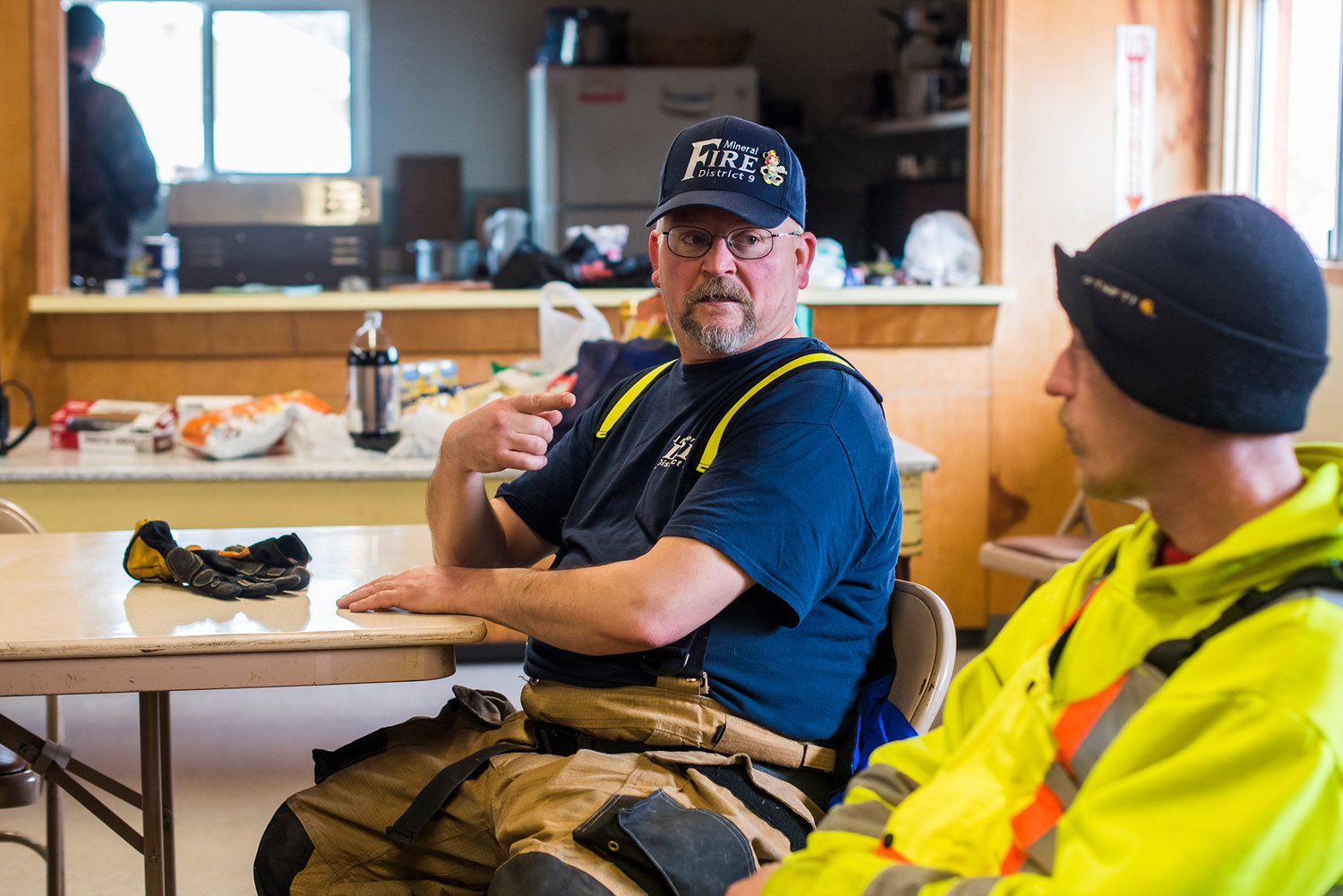 Lieutenant Terry Boyet talks about the departments efforts following the widespread snowstorm that swept through Mineral, Wednesday afternoon in Mineral.