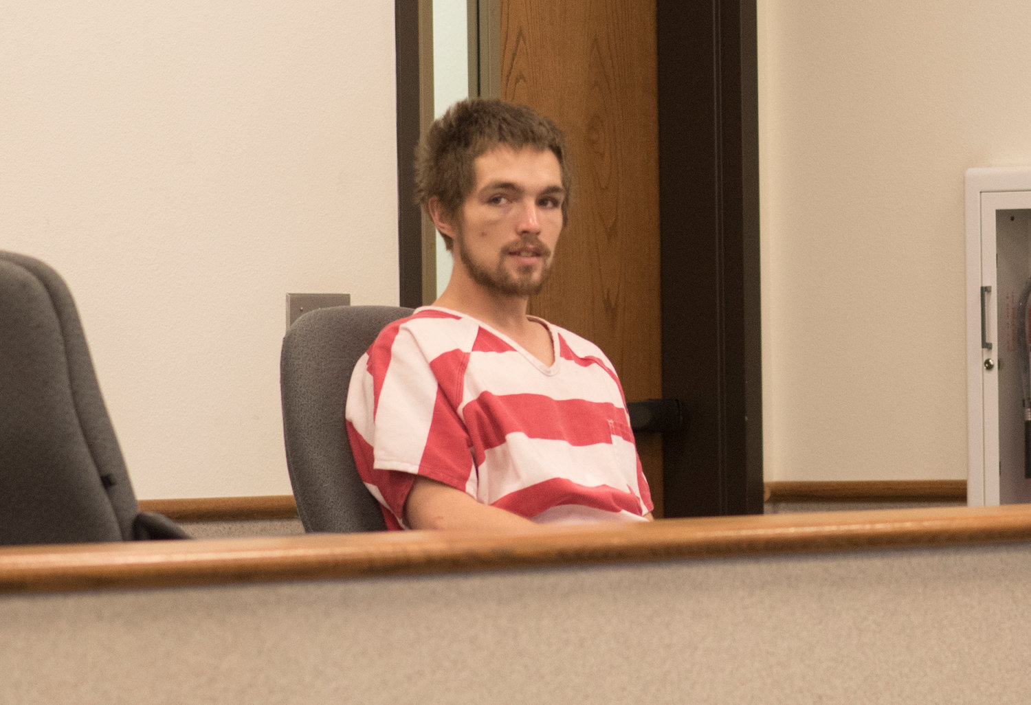 Kodey Howard makes an appearance in Lewis County Superior Court Wednesday Oct. 17, 2018.