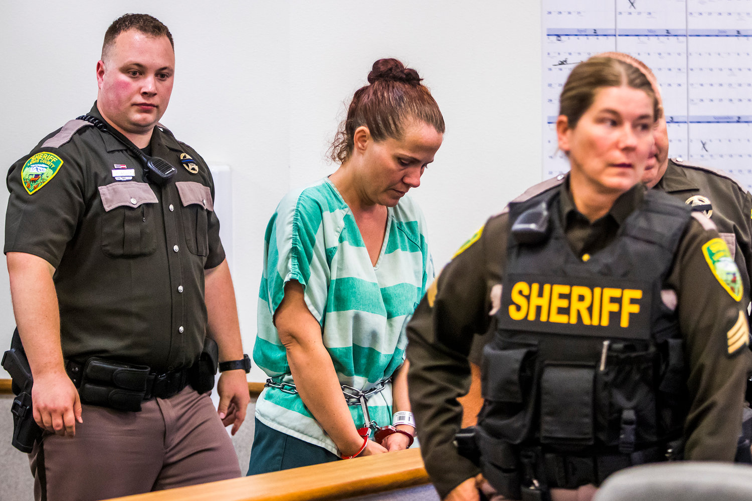 Kindra Rose Adamson makes an appearance in Lewis County Superior Court in July.