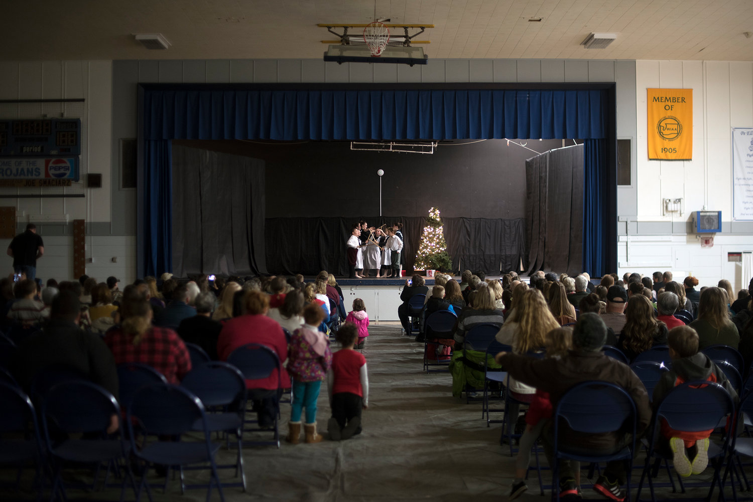People packed the Pe Ell High School gymnasium for the first of two performances of the Nutcracker on Saturday afternoon.