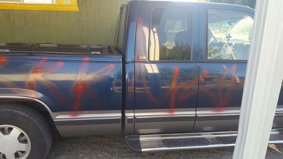 Tenino Community Rallies After Racist Graffiti Discovered on Residence