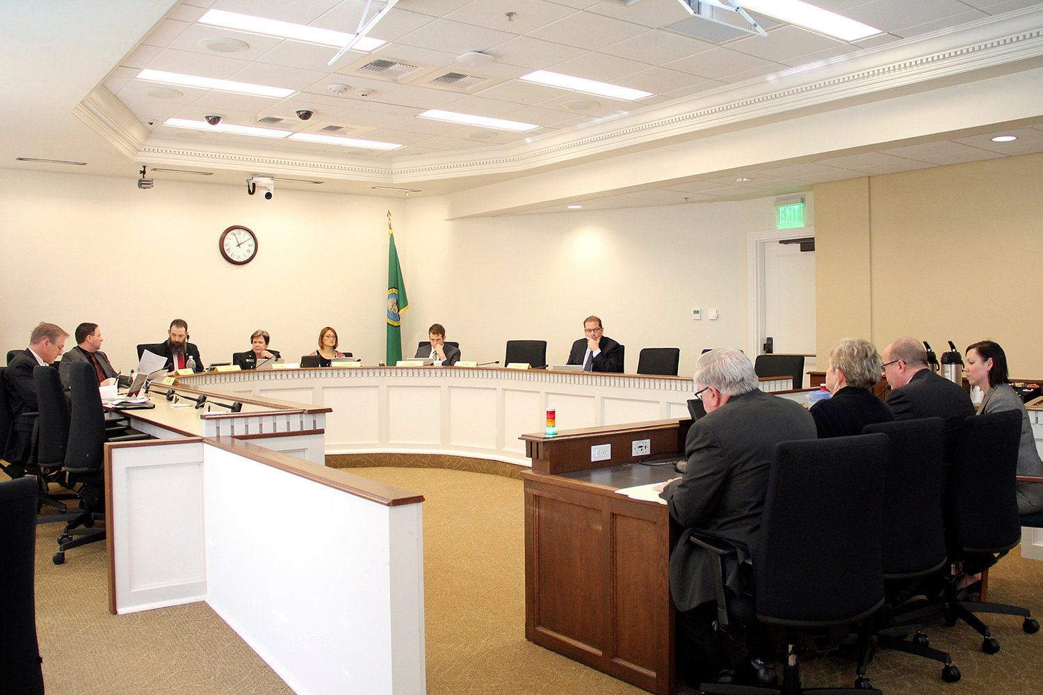 About 30 people testified on House Bill 2576, which aimed to make changes to the public records act, in Olympia in January 2016. The bill failed to pass, but a new effort has emerged in the current session. 