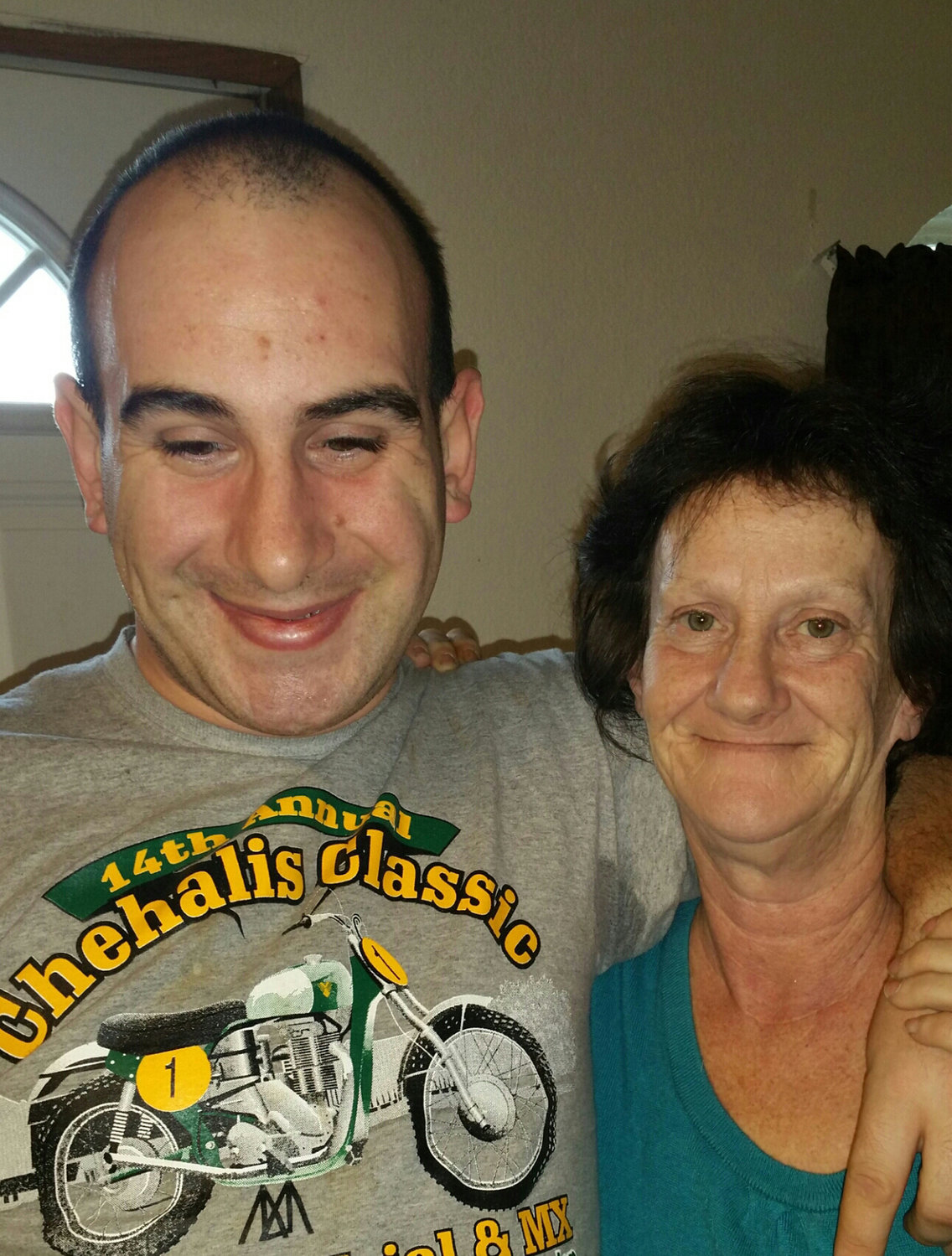 Jessy Hamilton, left, is seen with his mother Jackie prior to his death. 