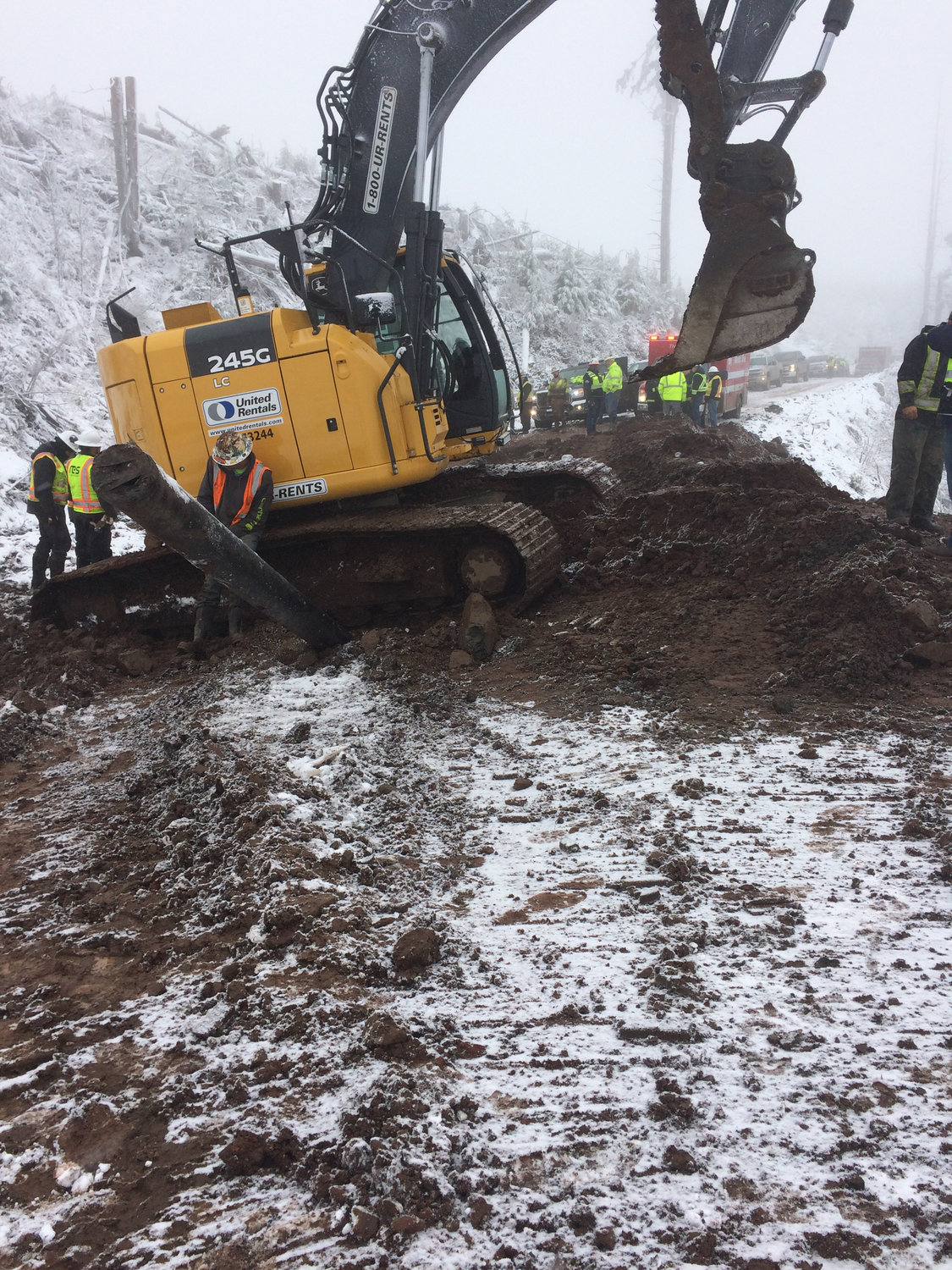 A three-man team at the Skookumchuck Wind Farm was attempting to slip a sleeve underneath a culvert about 15-feet deep. A trench collapse killed Jonathan Stringer, a 24-year-old Chehalis man, and critically injured one other worker who was transported from the lay-down yard in Vail to Harborview.