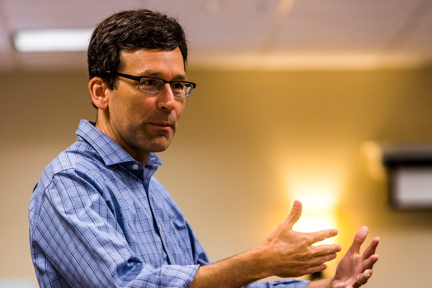 Washington state Attorney General Bob Ferguson spoke on several topics in July 2018 at the Twin Cities Rotary. 