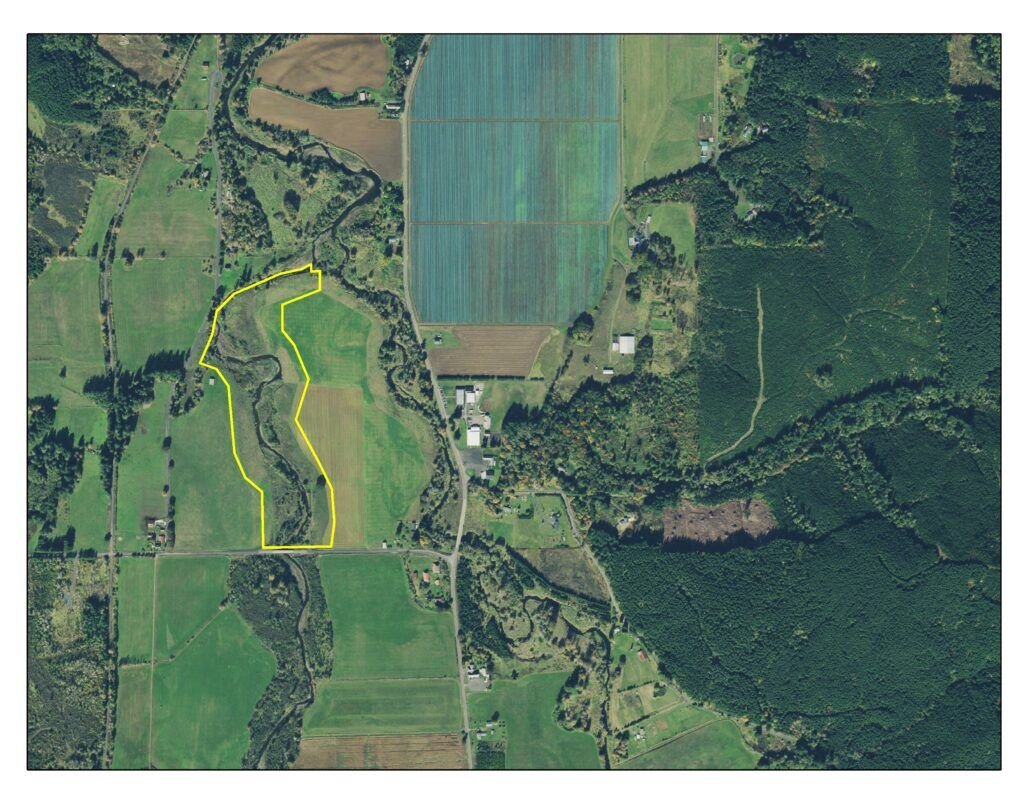 Stillman Creek Riparian Preserve is outlined in yellow.