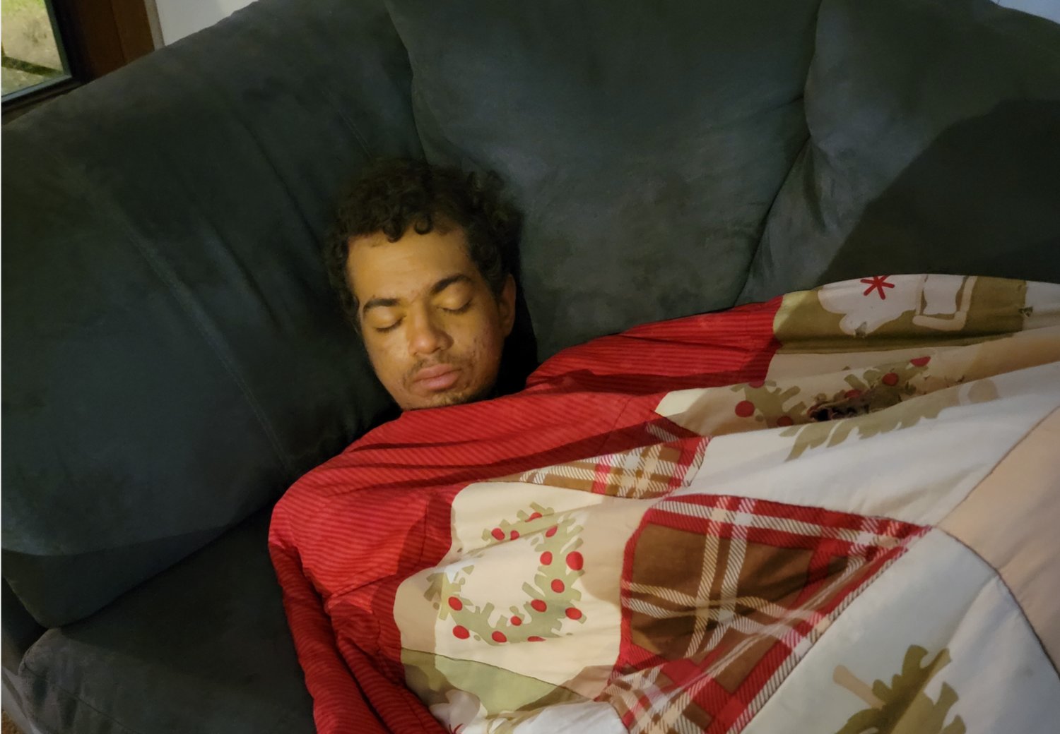 Marquise Reynolds, 21, of Onalaska, has been living with liver disease for six years now and is currently awaiting a third liver transplant. His mother, Dawn, said the disease often makes him so weak that he spends most days just sleeping on the couch.