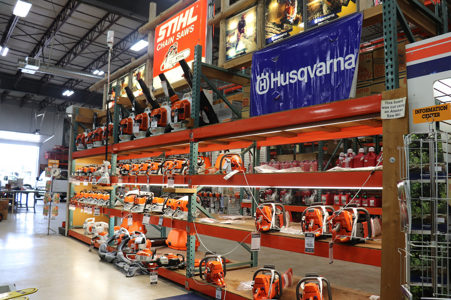 Madsen’s became a certified dealer for a now-discontinued chainsaw company, IEL, in 1952, and became a certified STIHL dealer in 1970. The store is now an authorized dealer of STIHL, Husqvarna and Honda power equipment.