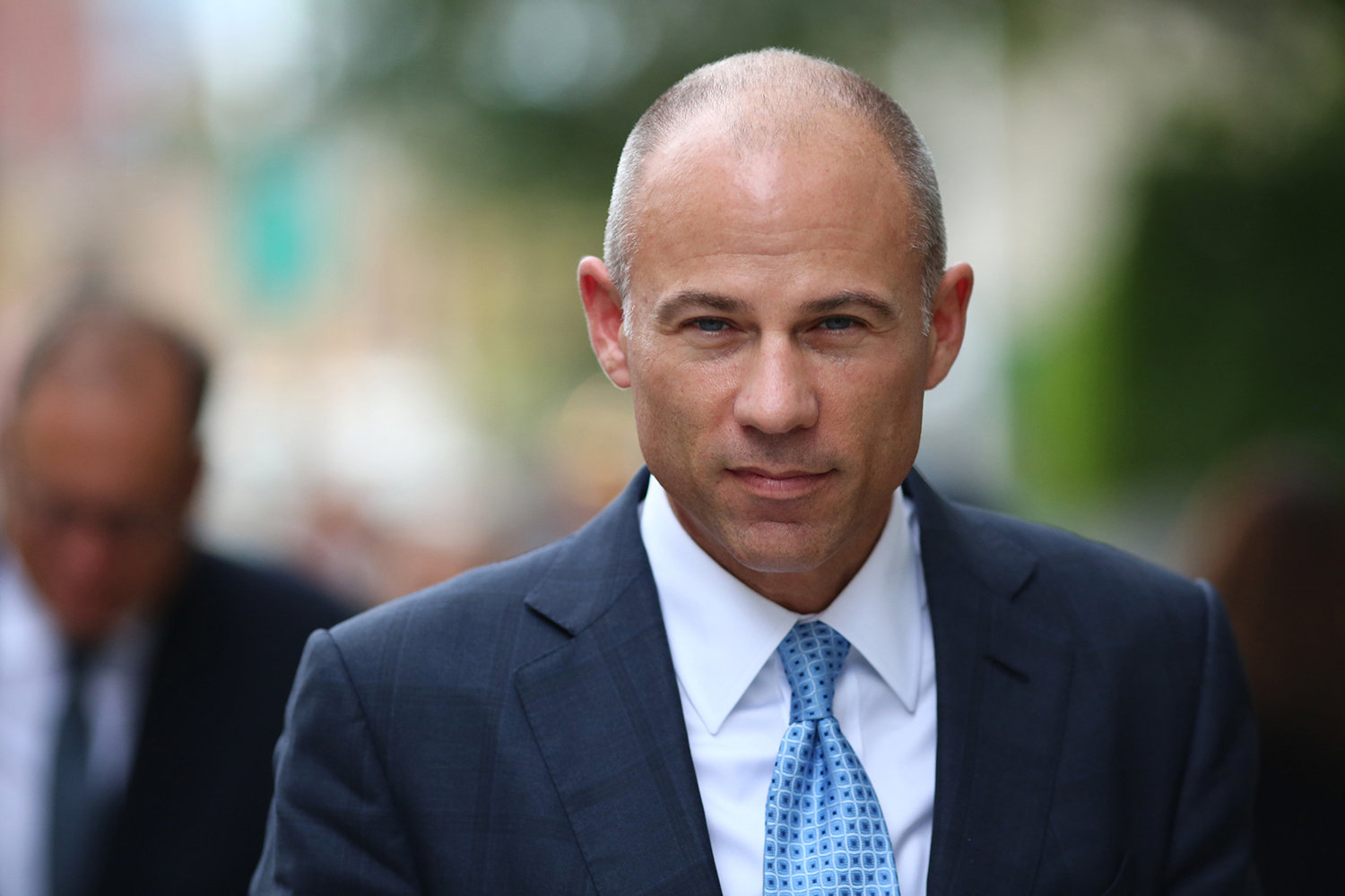 Michael Avenatti is seen outside the Daniel Patrick Moynihan federal courthouse on Oct. 8, 2019, in New York. (Alec Tabak/New York Daily News/TNS)