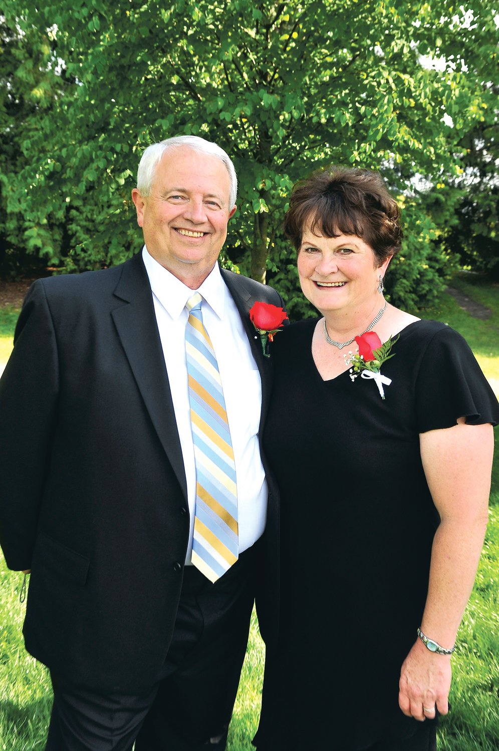 Dan Swecker is pictured with his wife, Debby, in this photograph provided by the Swecker family.