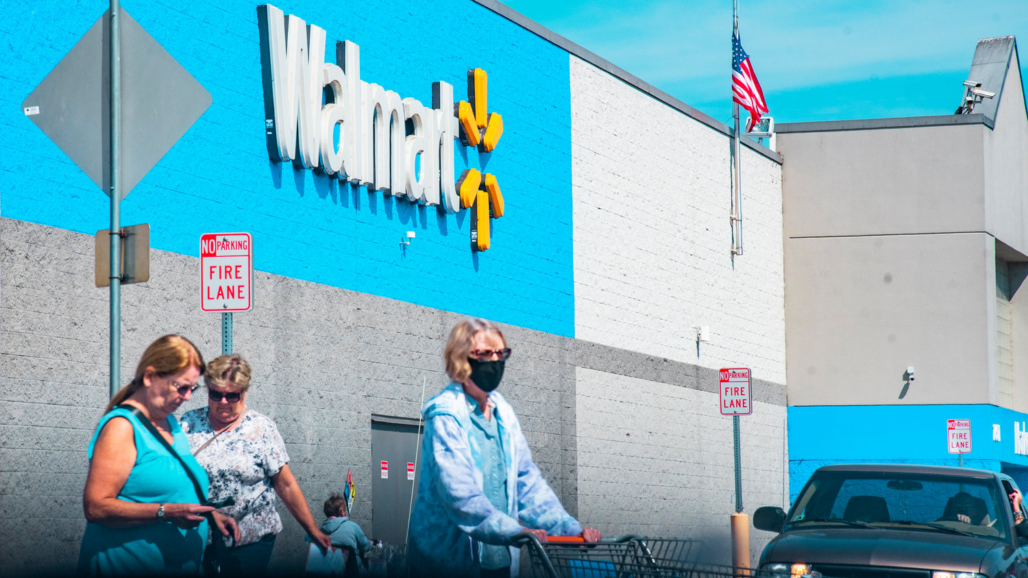 Walmart, located at 1601 NW Louisiana Avenue in Chehalis, is seen on a sunny Tuesday afternoon.
