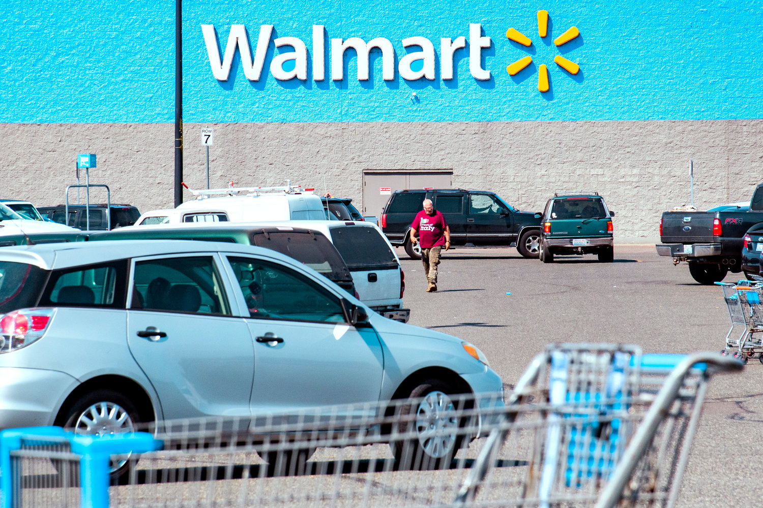 Walmart, located at 1601 NW Louisiana Avenue in Chehalis, is seen on a sunny Tuesday afternoon.