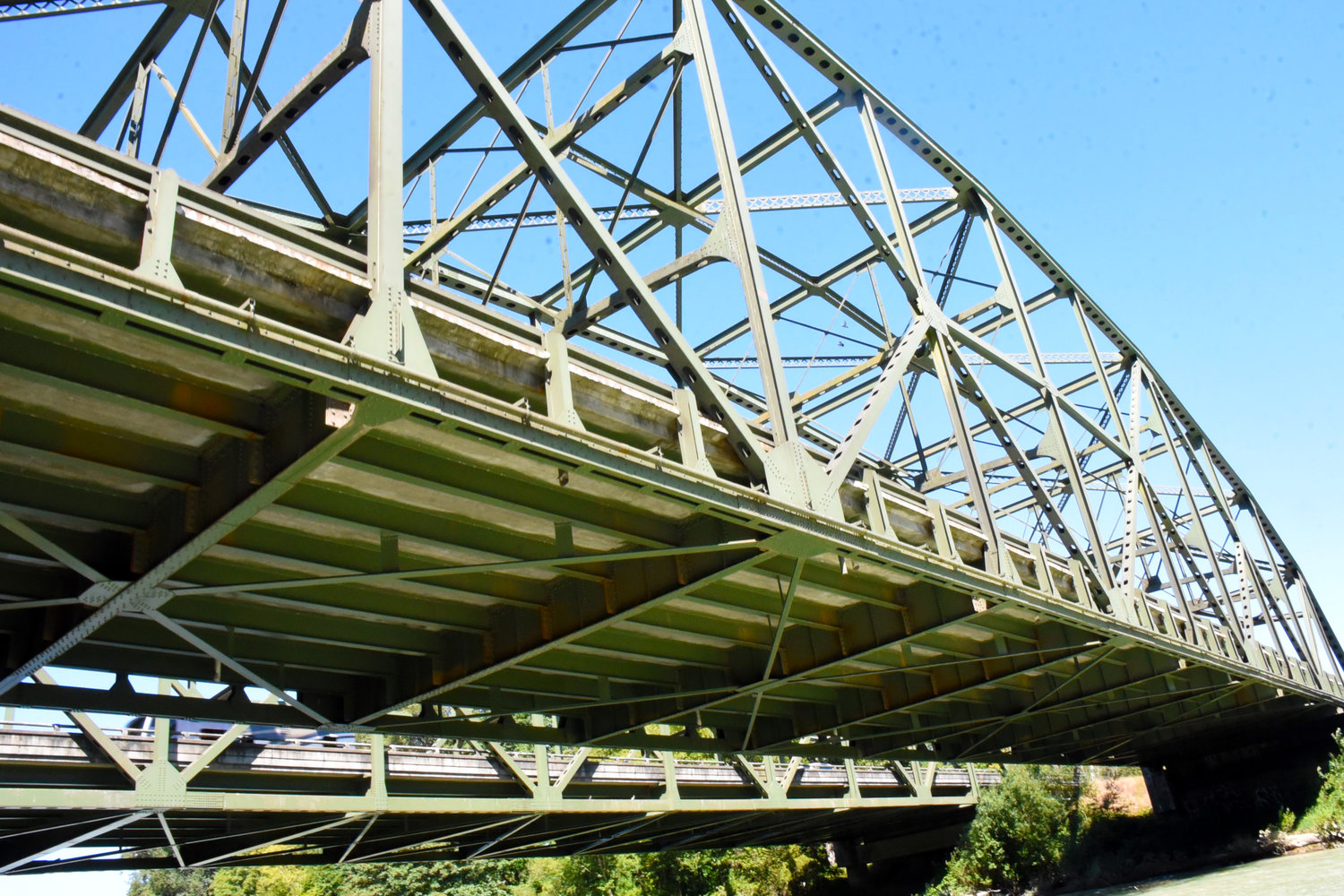 The Nisqually River Bridge is pictured.