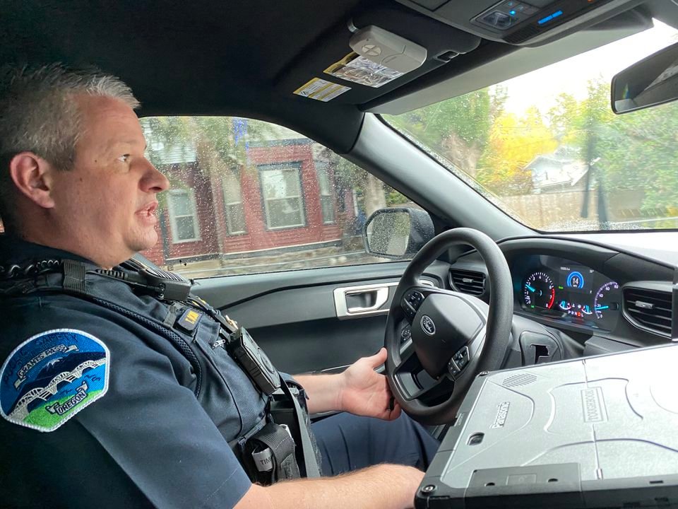 Josephine County is one of the few communities where police have adapted to the new system, topping the list for issuing the most tickets. The southern Oregon county’s statistics are driven by the Grants Pass Police Department, which says it has handed out about 250 tickets to date, according to the agency. Grants Pass Capt. Todd Moran, shown here, said about 35 people have received multiple citations in the working class city of nearly 40,000.