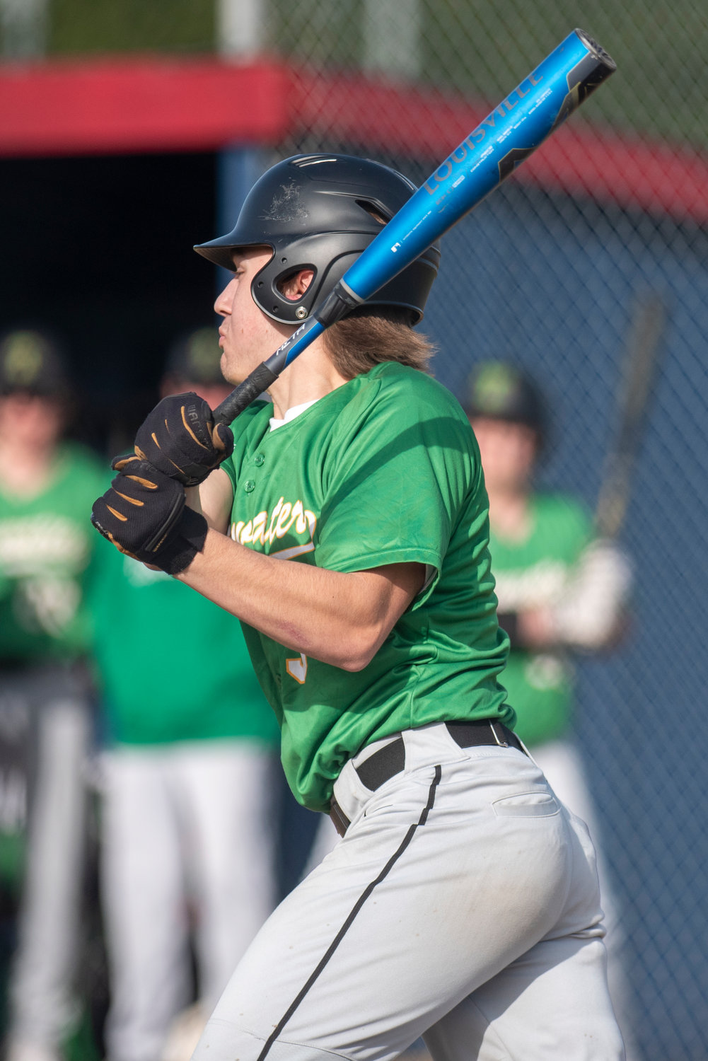 Tumwater's Kyler Collier swings at a Black Hills pitch during a road game on March 24.