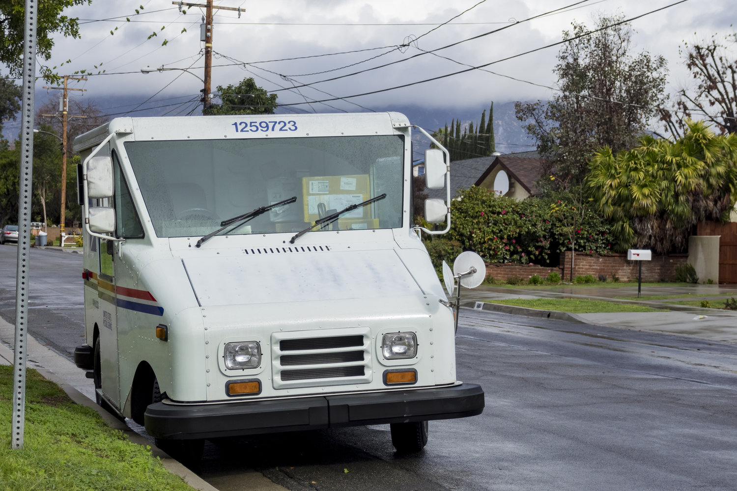 A USPS vehicle is pictured. (Dreamstime/TNS)