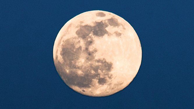 The moon glows over Chehalis Friday night.
