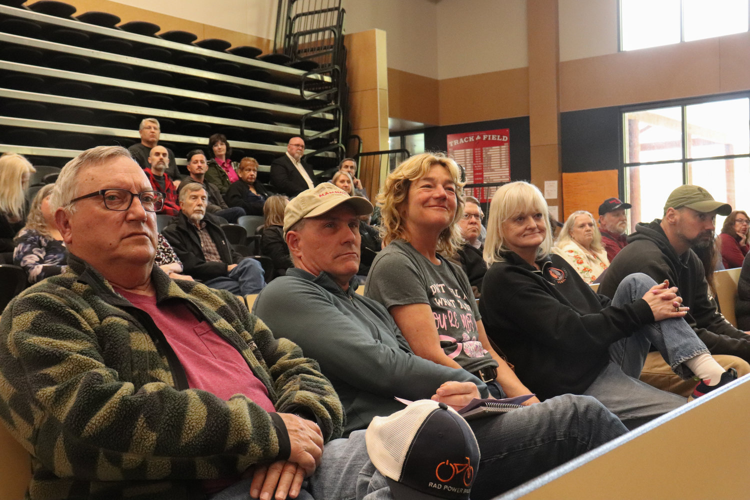 Residents from the greater Toledo area and Lewis County representatives gathered at Toledo High School for the Big Toledo Community Meeting on Thursday.