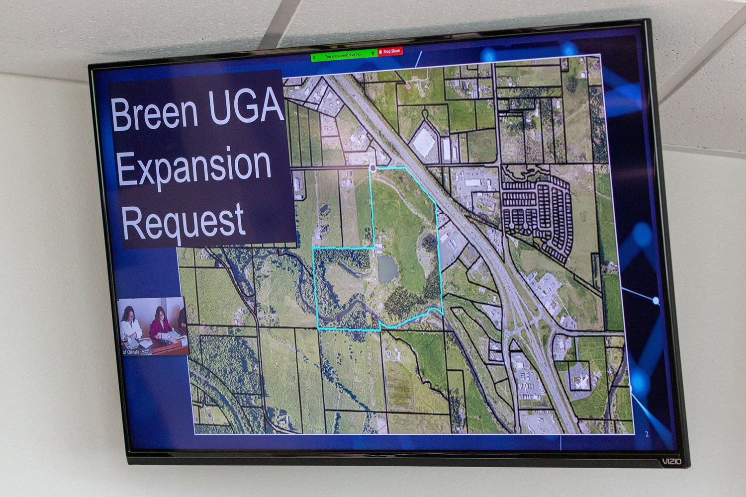 A slideshow of the “Breen UGA Expansion Request” at the May 22, 2022 Chehalis City Council Meeting.