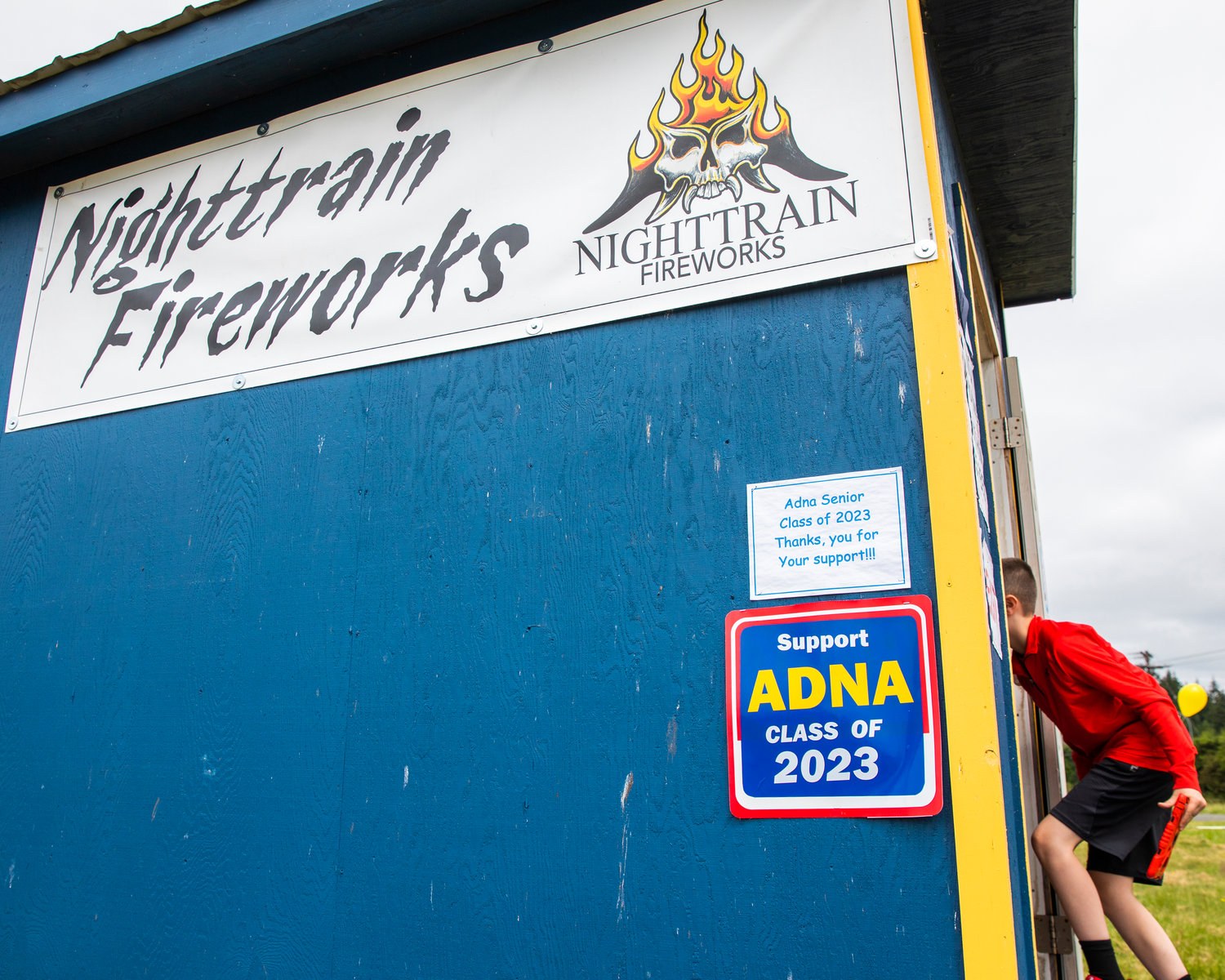 Proceeds from the Nightrain Fireworks stand, located at the 76 Gas Station off Highway 603 in Adna, support the Adna High School Class of 2023.