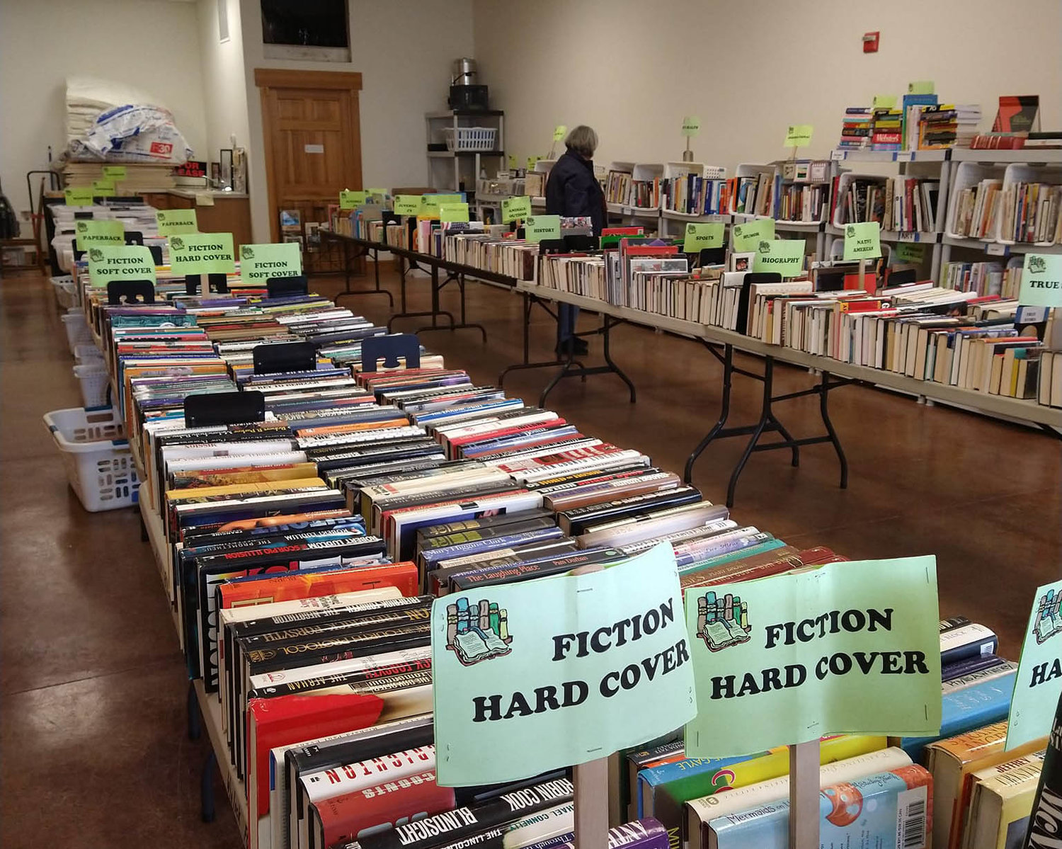FILE PHOTO — Books are pictured at a Friends of the Winlock Library book sale fundraiser earlier this year.