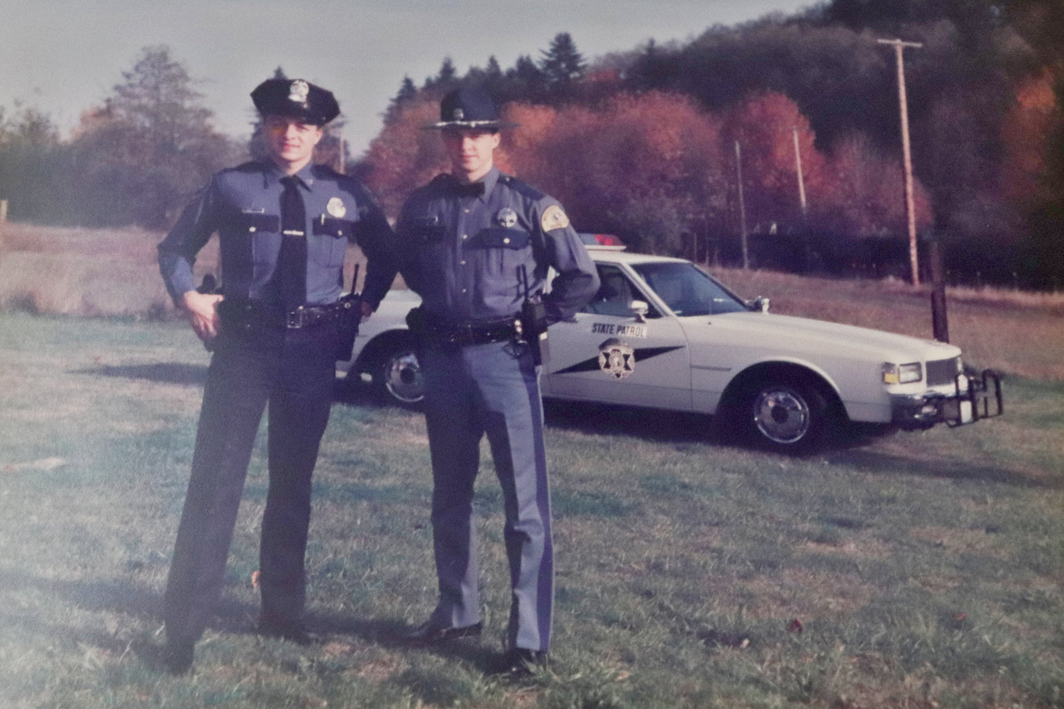 The Thornburgs now share a security office at W.F. West High School, complete with a framed photo of the brothers from their law enforcement days, but they don’t see each other often while on duty.