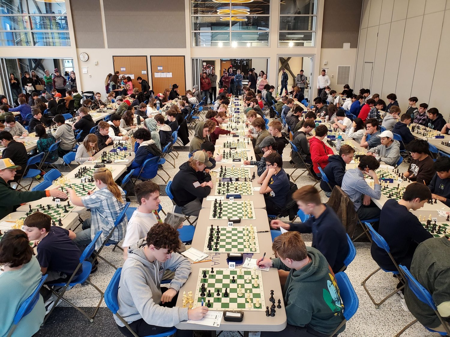 The 2023 Southwest Washington Scholastic Chess Championships were held at Centralia College on Saturday, with organizers calling the event the largest chess tournament in Lewis County history. 
