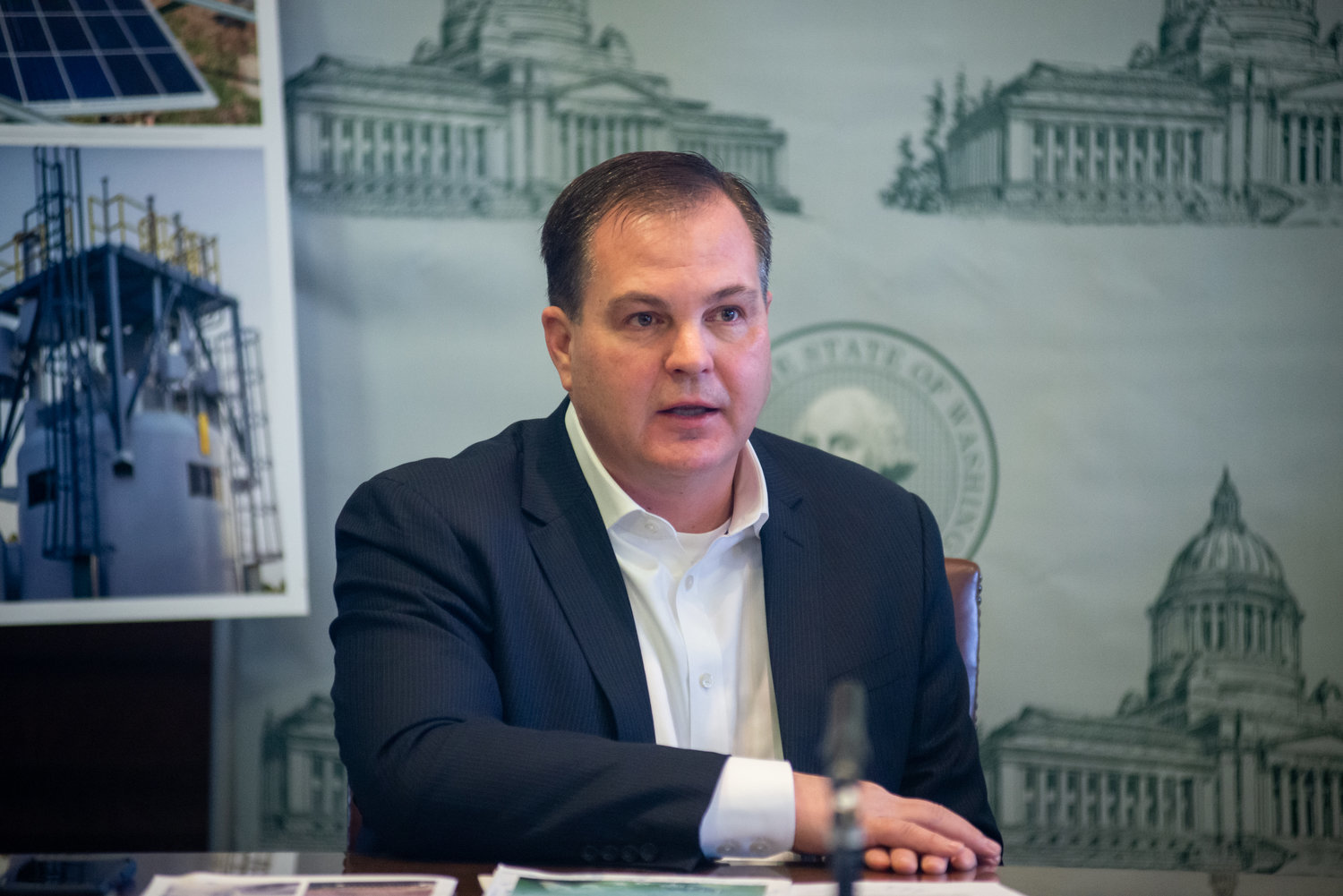 Sen. John Braun, of Centralia, serves the 20th Legislative District, which spans parts of four counties from Yelm to Vancouver. He became Senate Republican leader in 2020. 