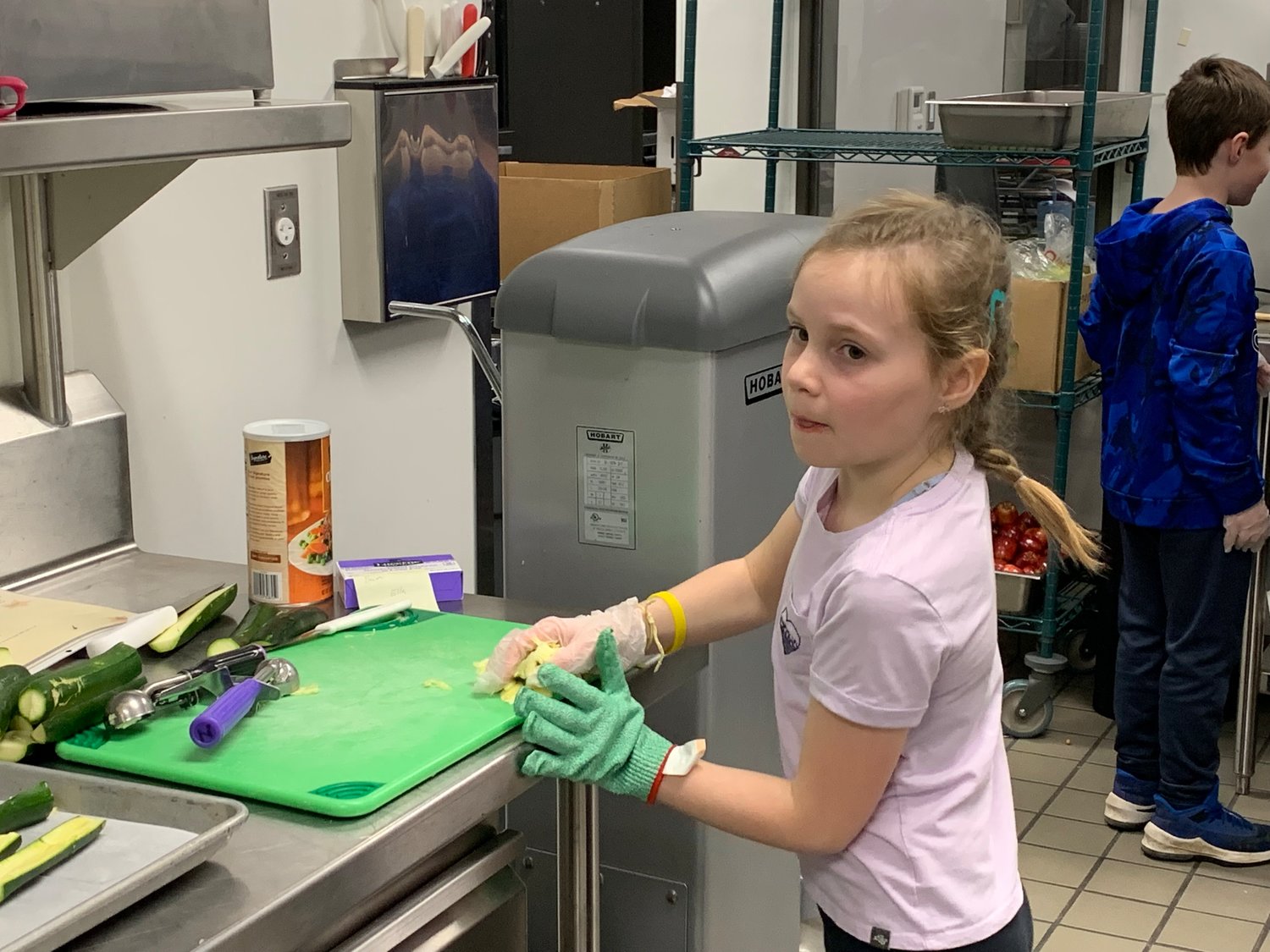 Eight Orin Smith Elementary School students competed in the Future Chefs National Challenge on Thursday. The challenge, which took place after school at Orin Smith, involved each student working with an adult to cook a healthy recipe they submitted prior to entering the competition. 