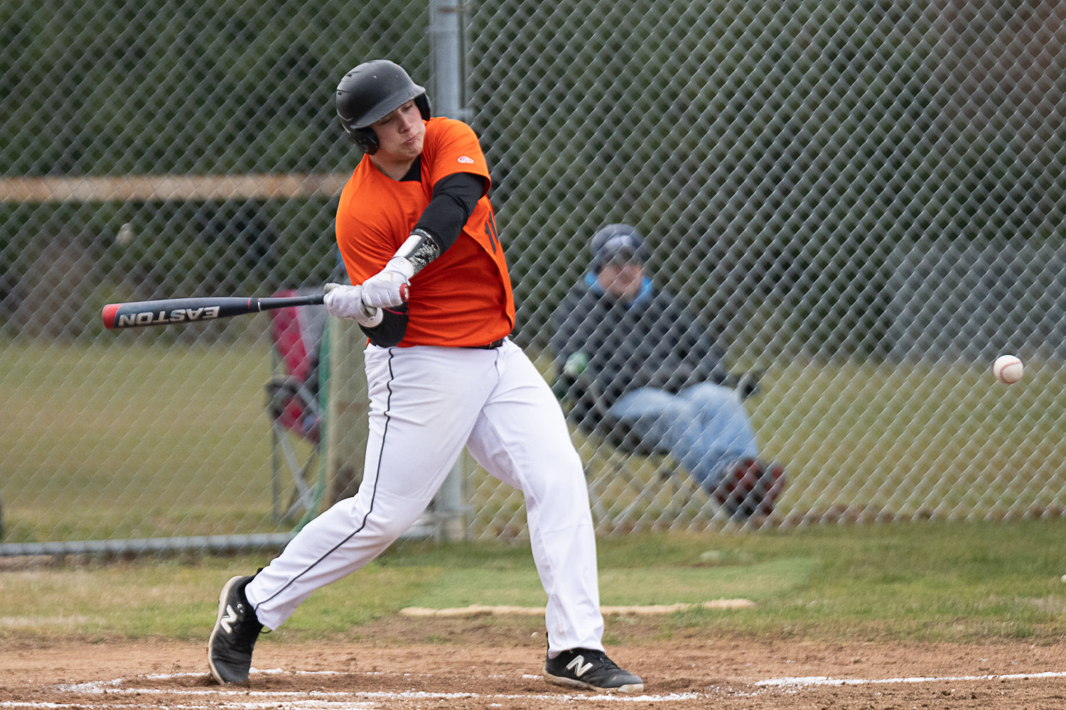 Napavine's Jack Nelson takes a cut during the Tigers' March 20 game against Toledo.