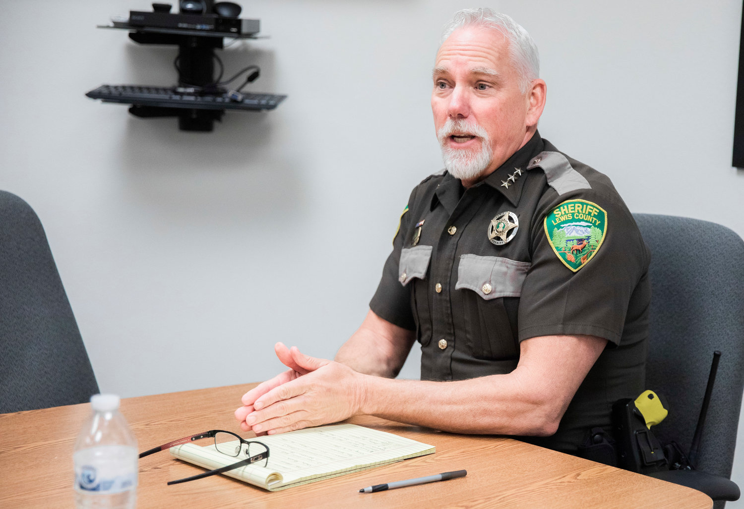 Lewis County Sheriff Rob Snaza describes the case of Aron Christensen, a Portland man who was killed alongside his dog on a trail near Packwood in August 2022, after errors in the initial investigation were revealed through public documents.