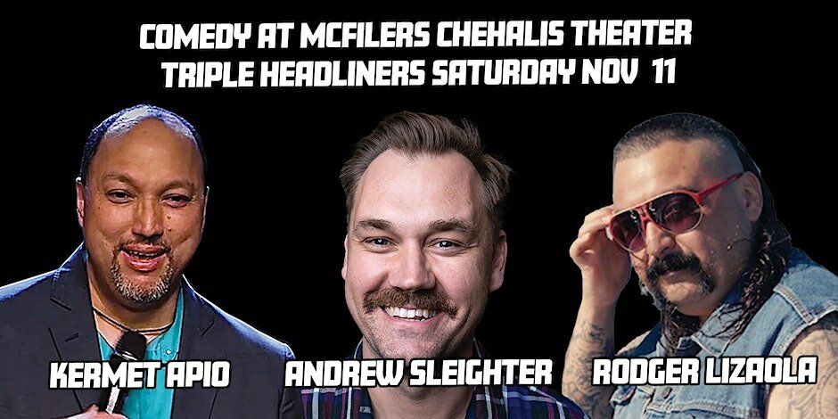 HUB Comedy bringing Triple Headliners show to McFiler's Chehalis Theater  Saturday night