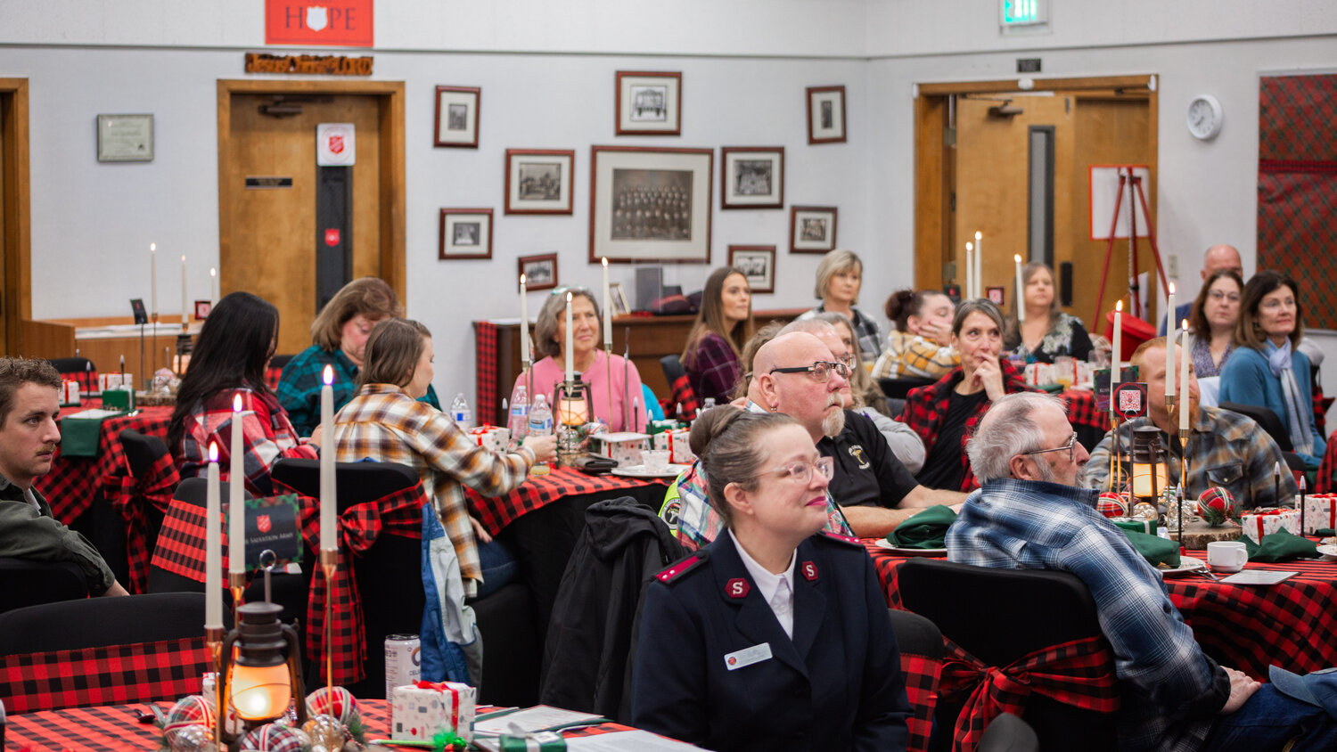 Roughly 50 people attended the Lewis County Salvation Army’s Love Beyond Breakfast Thursday morning, which served as the kick off event for the annual Red Kettle Campaign.