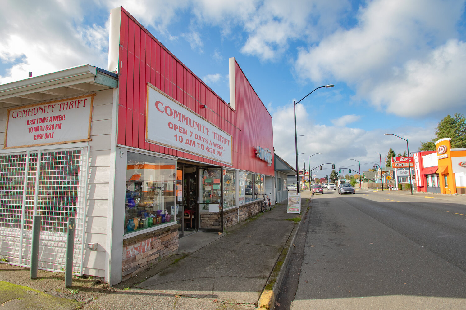 Now located at 608 W. Main St. in Centralia, Community Thrift was once located inside the Yard Birds shopping mall in Chehalis before it, along with the other businesses inside, were forced to move late last year.