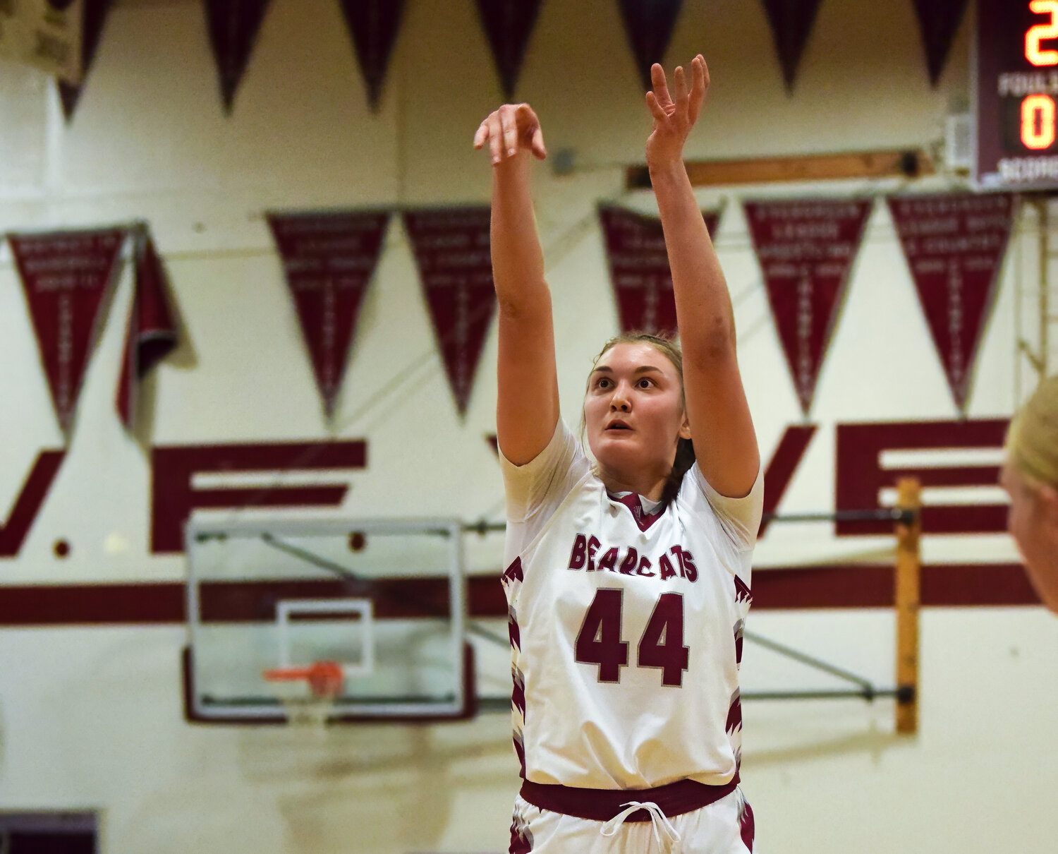 Julia Dalan puts up a shot during W.F. West's 57-24 win over Port Angeles on Dec. 2.
