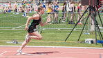Morton-White Pass athletes compete during the 1A/2B/1B State track and field meet at Zaepfel Stadium in Yakima on Saturday, May 27.